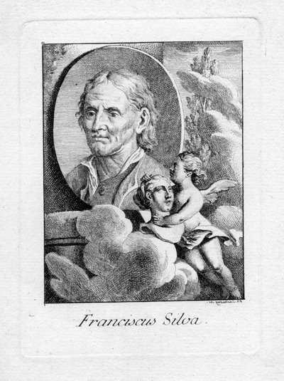 ritratto inciso da Johann Rudolf Schellenberg